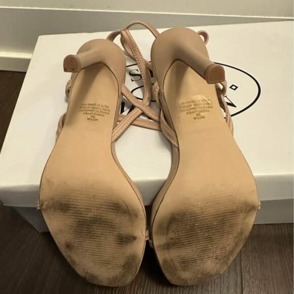 Size 6 Steve Madden Nectur Nude Heels - Picture 4 of 4